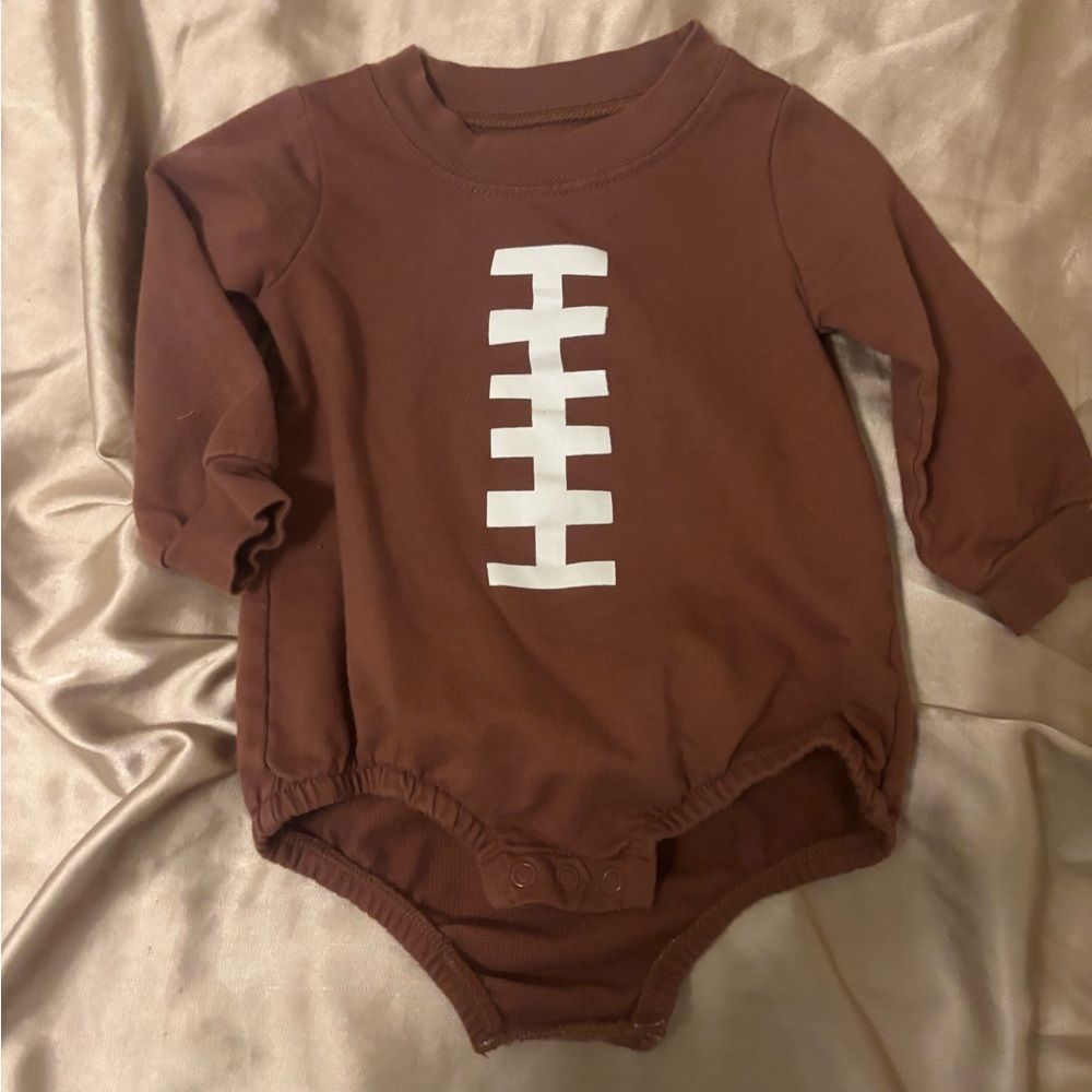 Carter's Brown Football Bodysuit